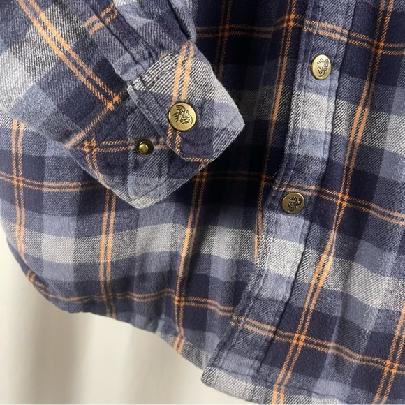 Legendary Whitetails XL Quilted Plaid Hooded Shacket Camp Outdoor Warm Casual - Picture 4 of 10